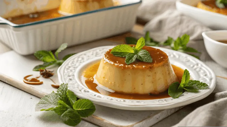 Pisco flan
