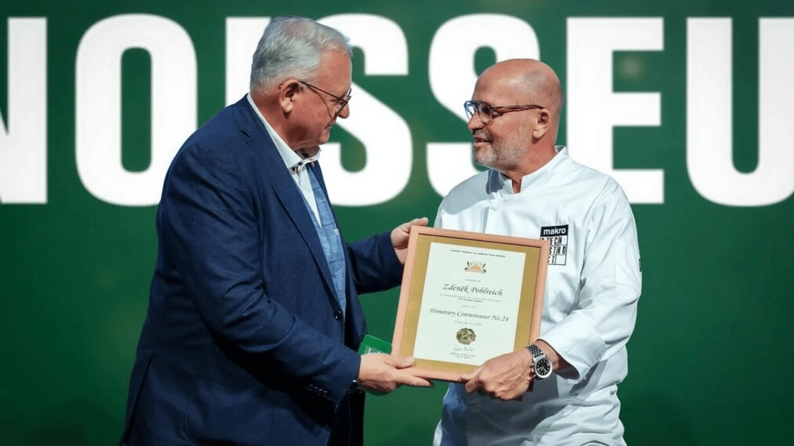 Zdeněk Pohlreich získal prestižní titul Honorary Connoisseur