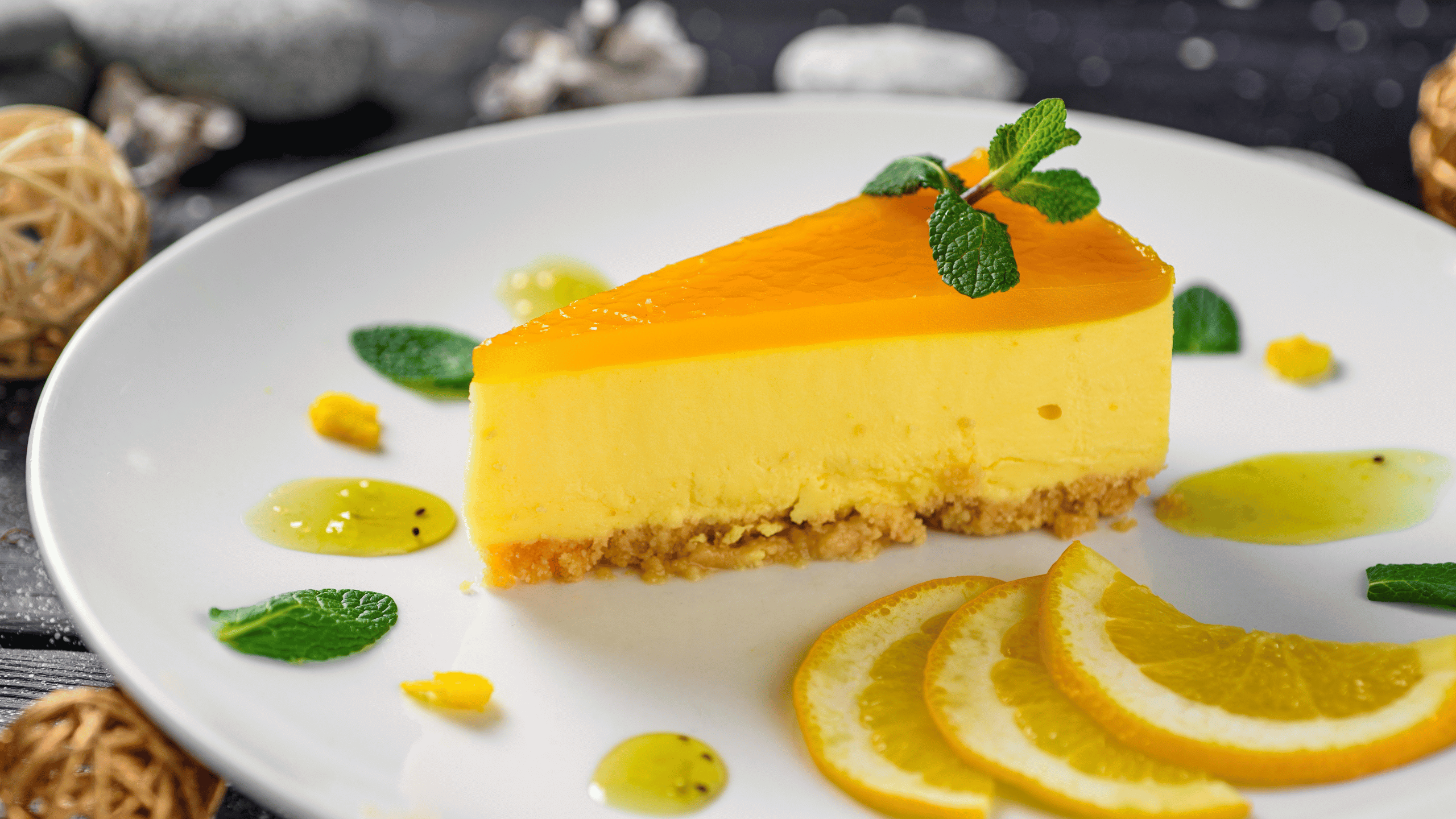 Aperol Spritz Cheesecake